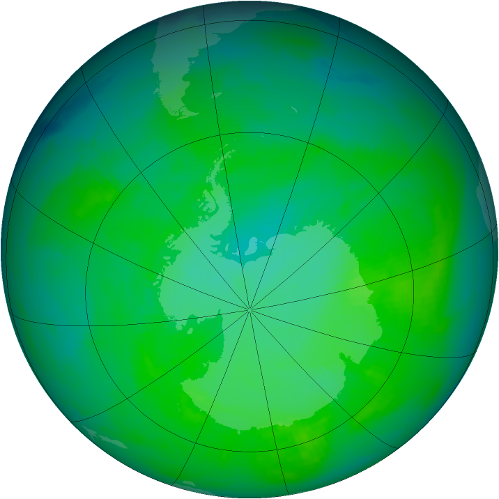 Ozone Map 1982-12-05